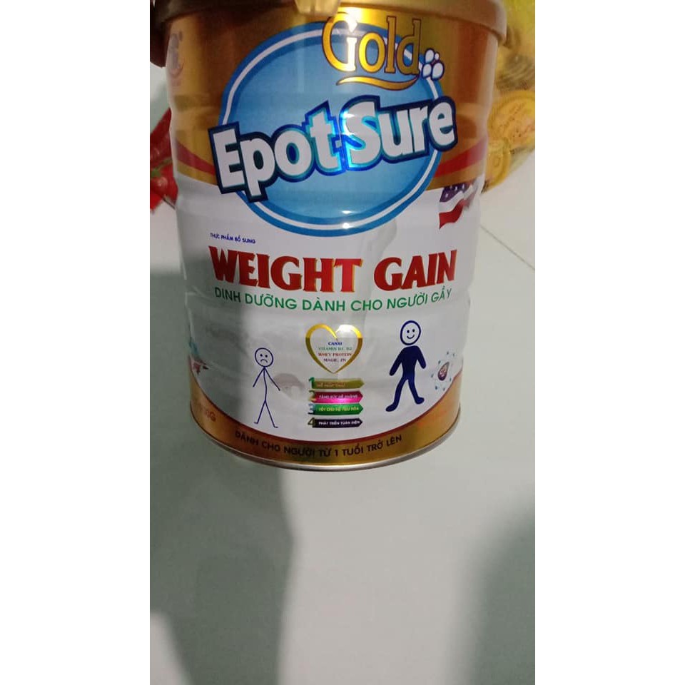 Sữa tăng cân dành cho trẻ suy dinh dưỡng Weight Gain Epotsure 900g