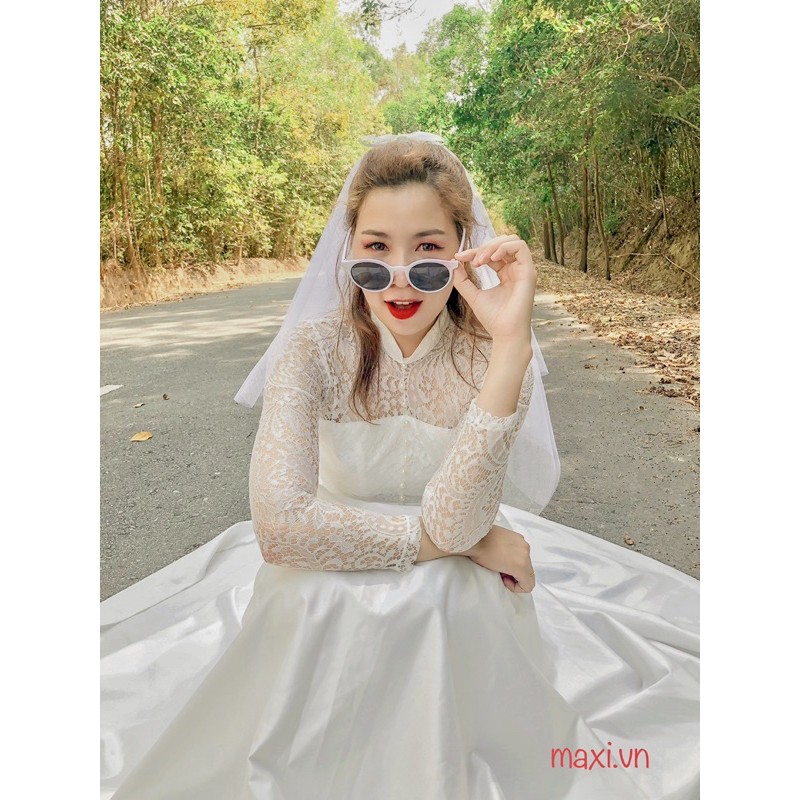 Đầm maxi trăng, dạ hội sang trọng - Cam kết Hình thật Sp xưởng chụp | BigBuy360 - bigbuy360.vn