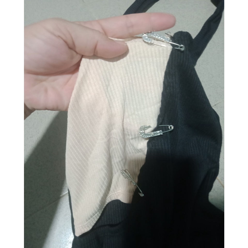 Đầm ôm body phối đọc lạ chất thun Gân dày dặn co giãn 4 chiều