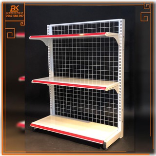 Kệ Siêu Thị Áp Tường ( 1 Mặt ) Dài 90 Rộng 35 Cao 120 x 3 tầng