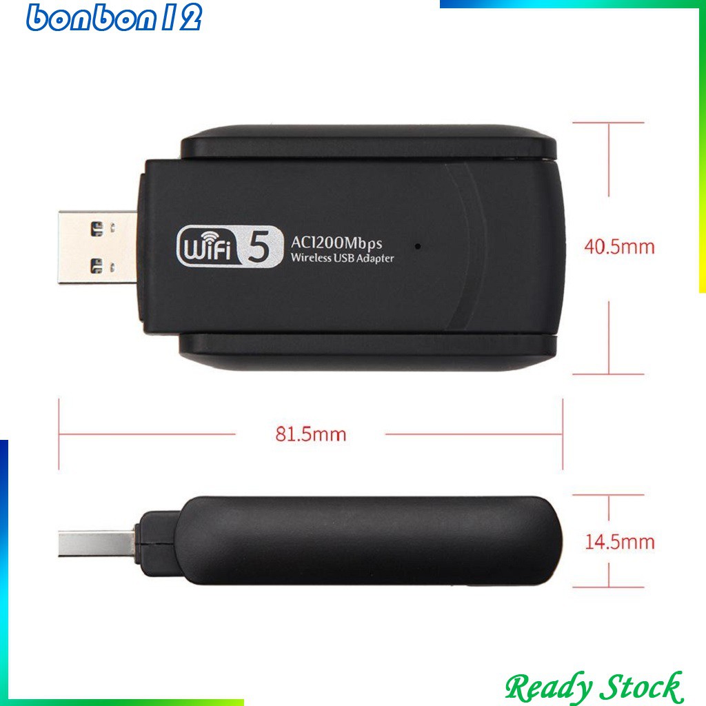 Usb Wifi 2.4 & 5ghz Kèm 2 Ăng Ten Cho Máy Tính | BigBuy360 - bigbuy360.vn