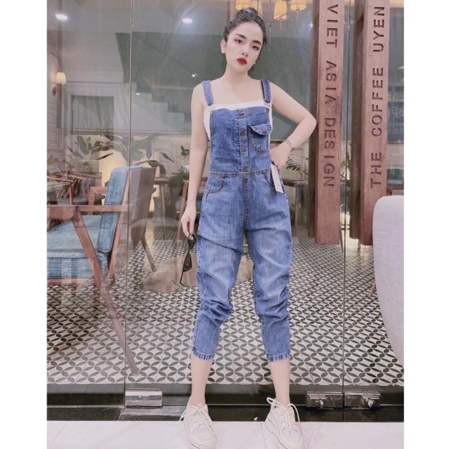 quần yếm dài.. quần bò yếm