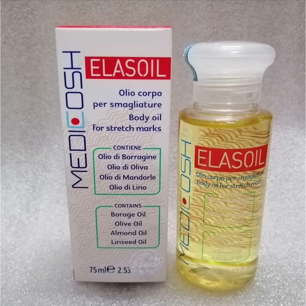 Dầu Rạn Da Elasoil 75ml Số 1 Tại Italy - Giúp Xóa Rạn Da Cho Bà Bầu, Sau Sinh & Tăng Cân