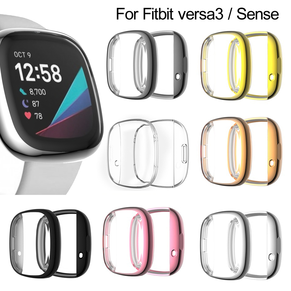 ☆YOLA☆ Accessories Soft TPU Case Ultra thin Electroplated Screen Protector New HD Clear Watch Shell Anti-Scratch Full Cover/Multicolor