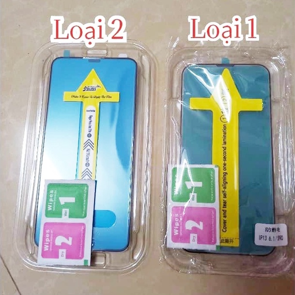 Kính Cường Lực Kèm Khung Tự Dán Chống Bụi Màng Loa Chống Mỏi Mắt Full Màn Hình iP X XR XS 11 12 13 14 Pro Max [Loại 1]