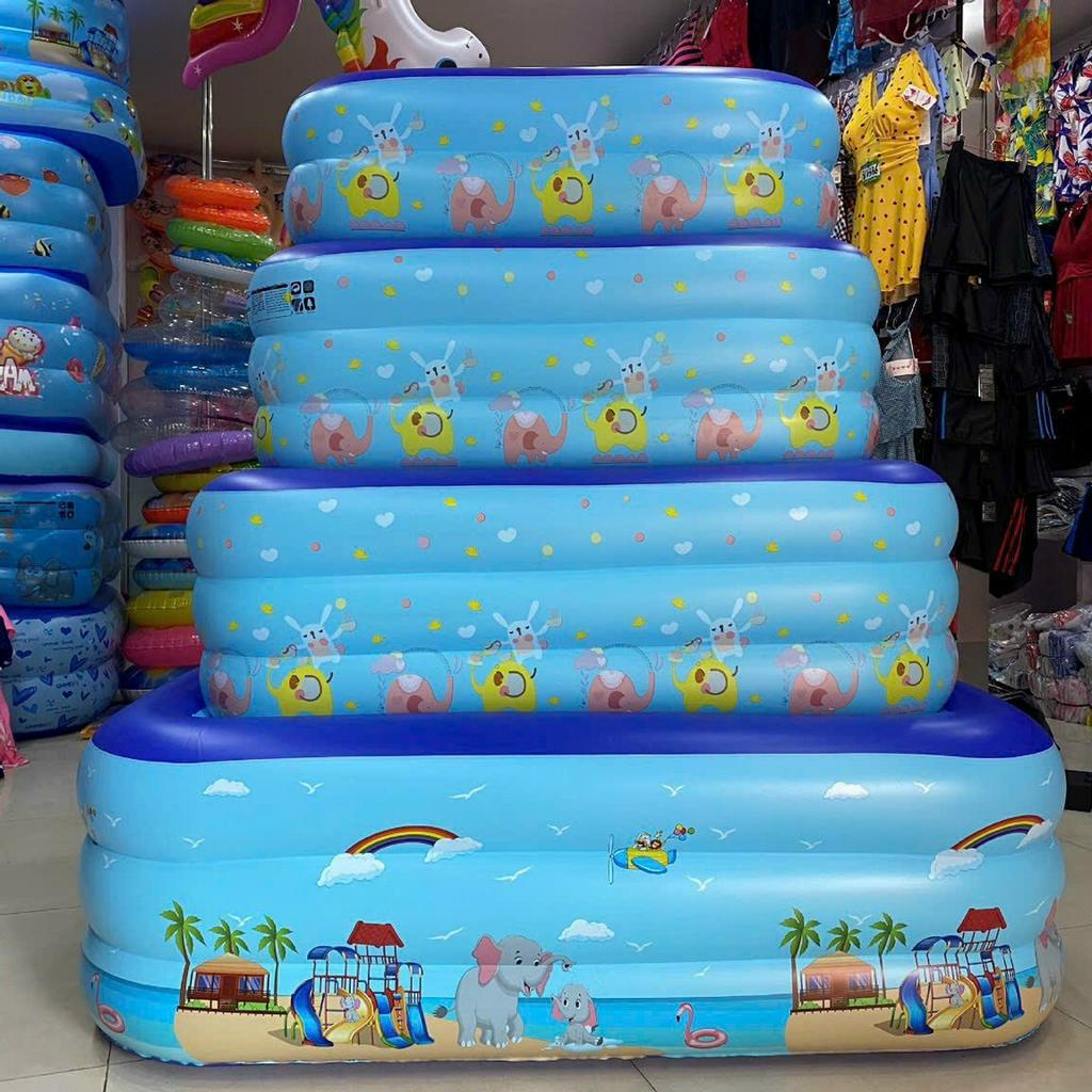 Bể Bơi Cho Bé Chính Hãng Dày Dặn, Bể Phao Bơi Cho Bé Đầy Đủ Kích Thước, Lỗi 1 Đổi 1 Bể Bơi 2 Tầng 3 Tầng Giá Rẻ
