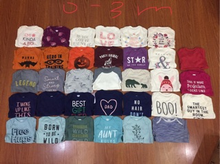 Set 4 Bodysuit Chip Dài Tay Old Navy