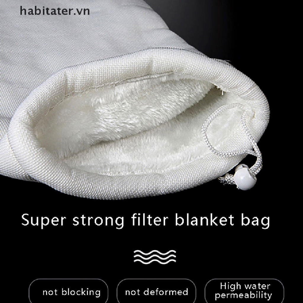 Túi Lọc Sinh Học Bằng Cotton Bền Bỉ Có Thể Tái Sử Dụng Cho Bể Cá