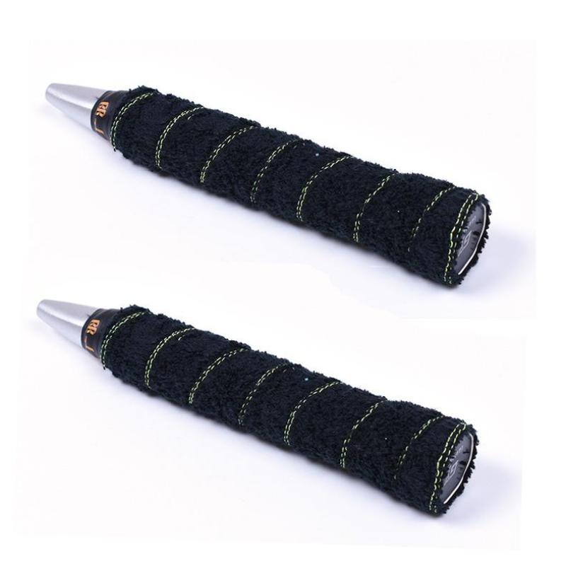 Set 2 Khăn Cotton Thấm Hút Mồ Hôi Cho Vợt Cầu Lông / Tennis