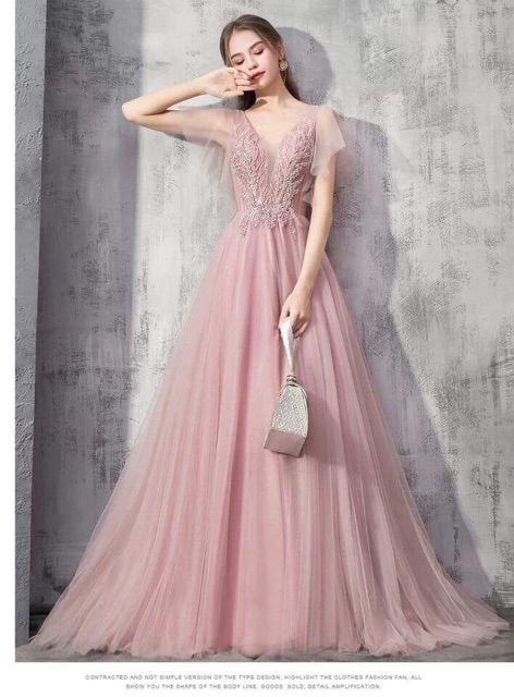 Đầm Maxi lưới tay loa kết cườm ( ảnh và video thật 1000%)