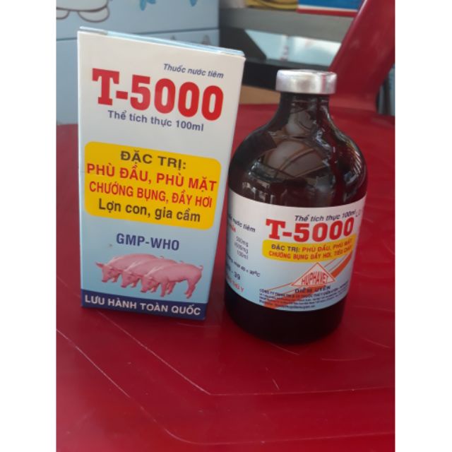 T-5000 (100ml) Chướng Bụng Đầy Hơi, Phù Đầu Sưng Mặt