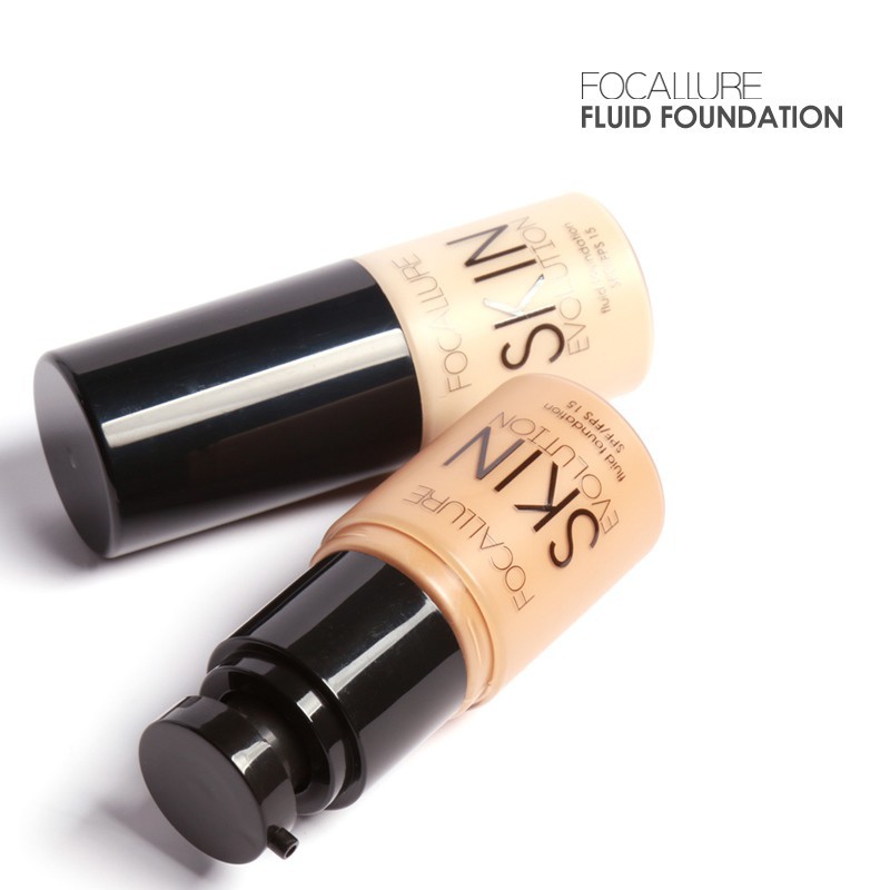 Bộ 4 sản phẩm FOCALLURE kem nền + chì kẻ mày + bút kẻ mắt + mascara đa năng