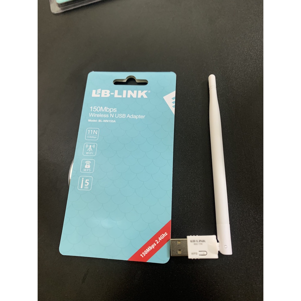 USB Thu Wifi cho PC - Laptop LB-Link BL-WN155A - Hàng Chính Hãng Bảo Hành 2 Nắm
