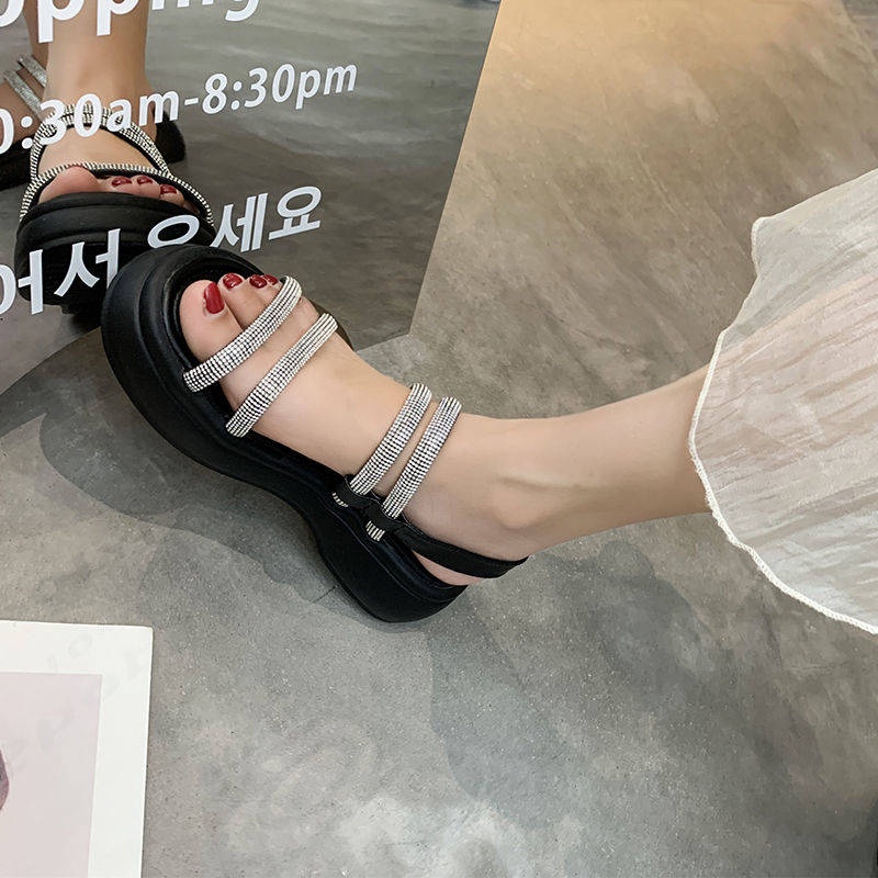 Giày Sandal Đế Dày Phong Cách Mới Mùa Hè Cho Nữ