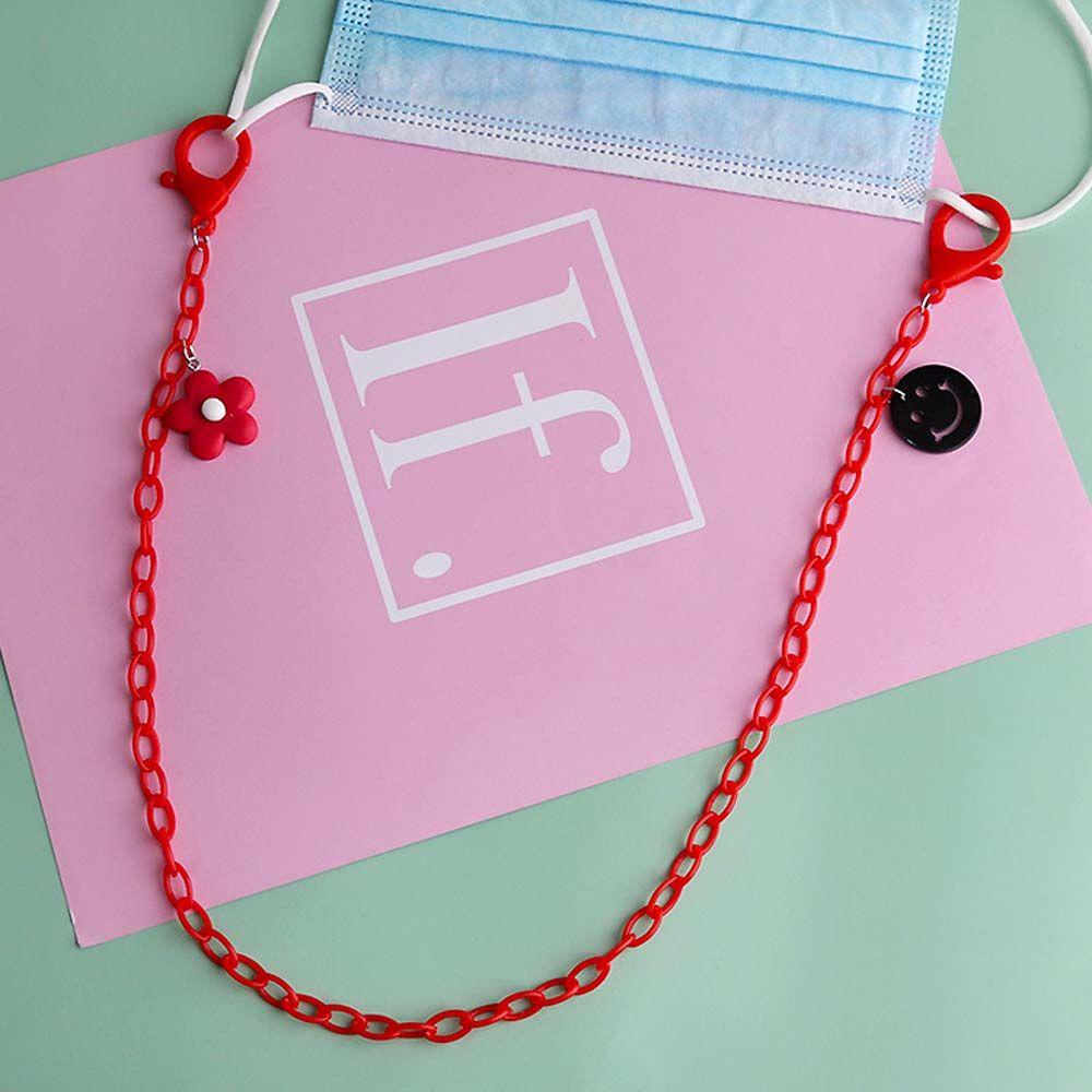 Dây Đeo Mắt Kính Bằng Nhựa Họa Tiết Hoạt Hình Nhiều Màu Sắc Dễ Thương Cho Nữ WMES15H