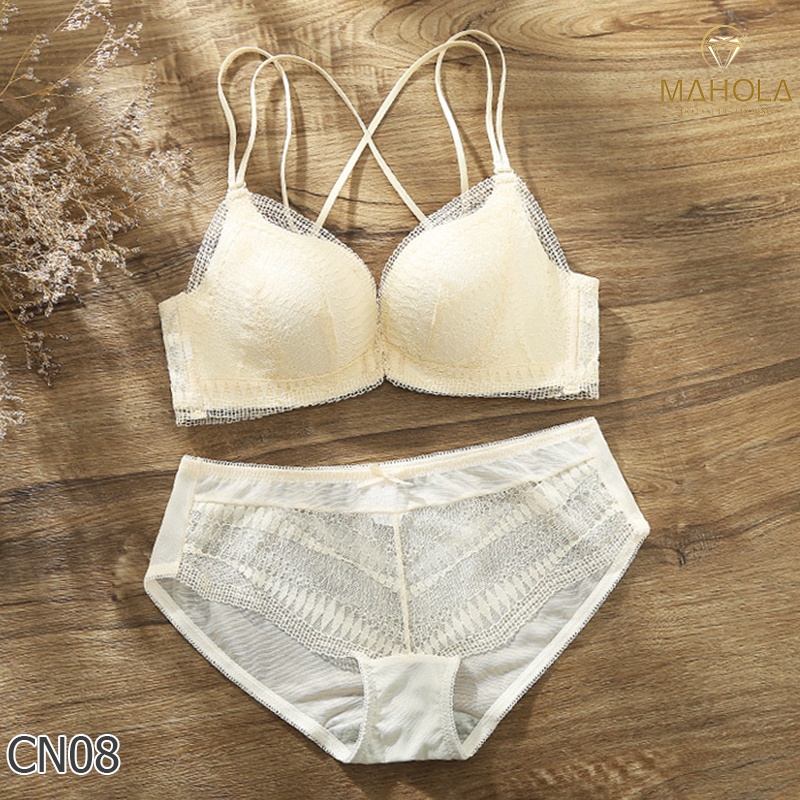 Áo ngực su ren cài trước Mahola CN08