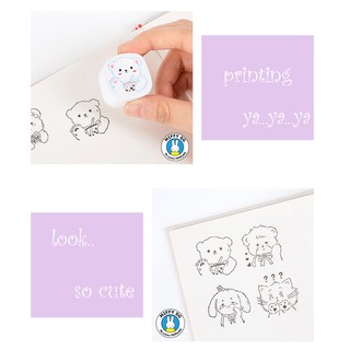 Mộc in hoạt hình siêu cấp dễ thương