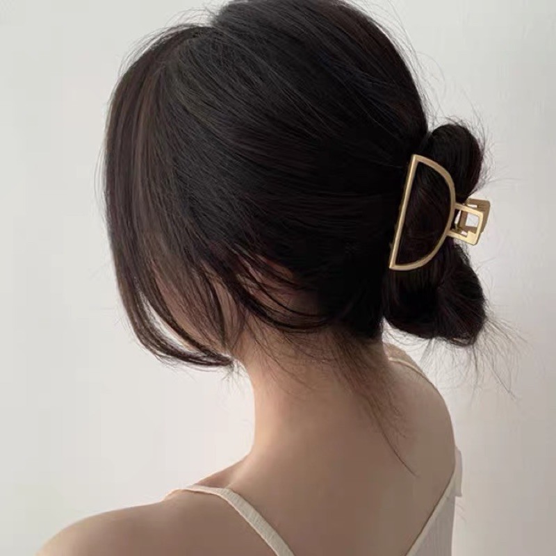 XẢ HÀNG-  Kẹp tóc gắp kim loại trơn style Hàn Quốc