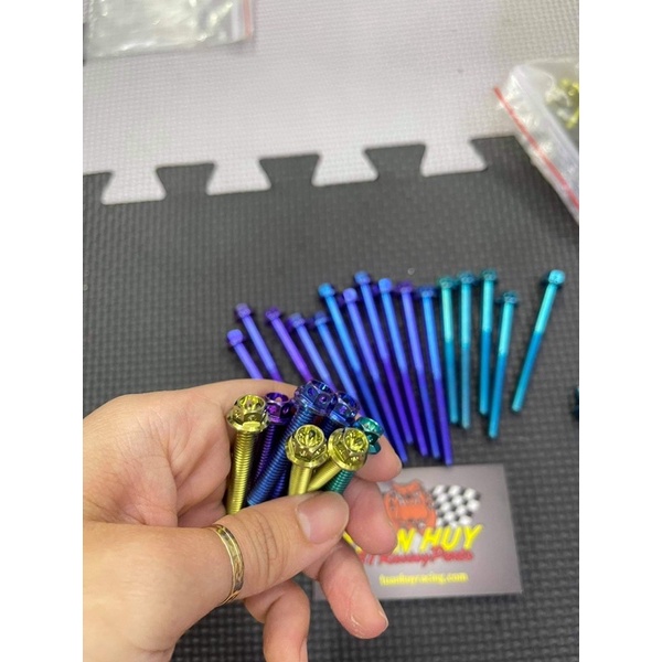 Ốc titan GR5 6li10 , 6li15, 6li20 , 6li25 , 6li30 , 6li35 , 6li40 , 6li60 , 6li65 , 6li70 , 6li80 , 6li90