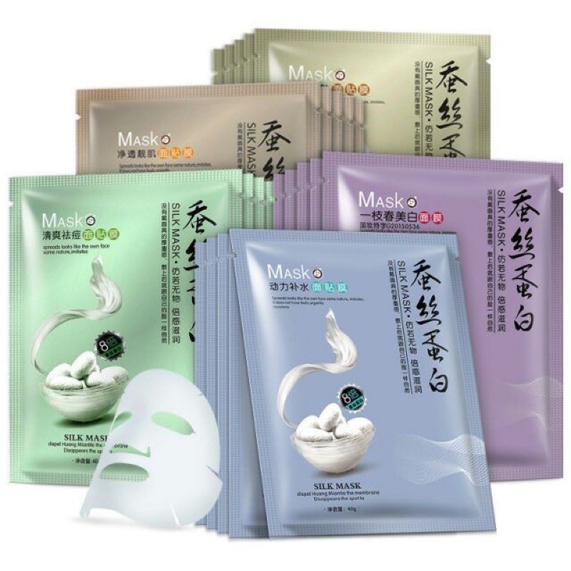 combo mặt nạ mask tơ tằm Onespring