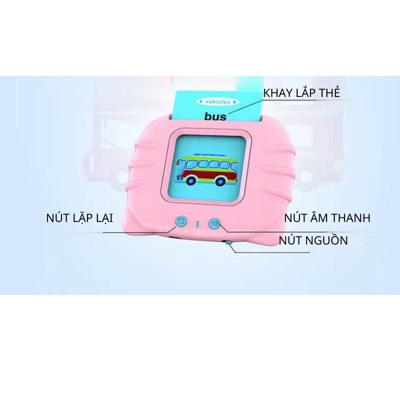 Máy đọc thẻ song ngữ Anh - Việt, đọc từ vựng, giúp bé học tiếng Anh dễ dàng
