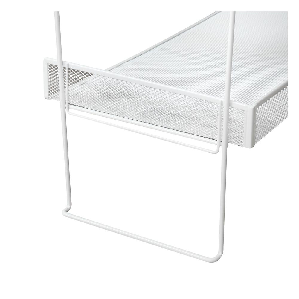 HomeBase STACKO Kệ để giày 3 tầng bằng thép BILA Thái Lan W77xH57.5xD26.5cm màu trắng