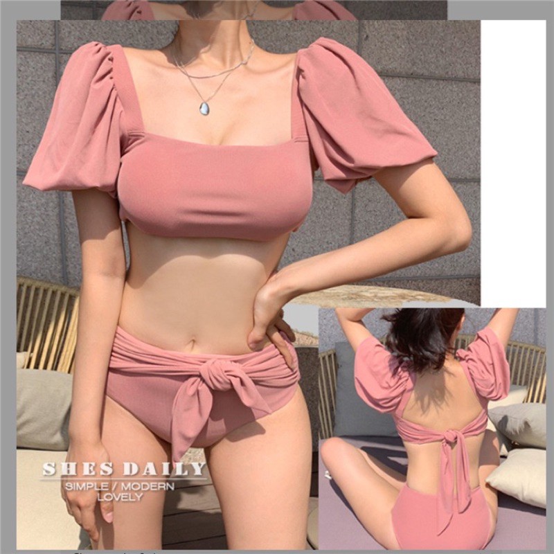 Bikini 2 mảnh tay bồng