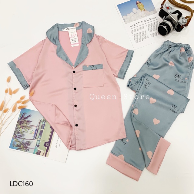 [Mã WAPUSH hoàn 12% xu đơn 99k] Bộ Ngủ Lụa Satin Cộc Dài Cao Cấp | BigBuy360 - bigbuy360.vn