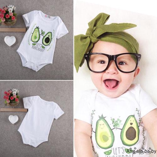 Áo liền thân bằng vải cotton dễ thương cho trẻ sơ sinh