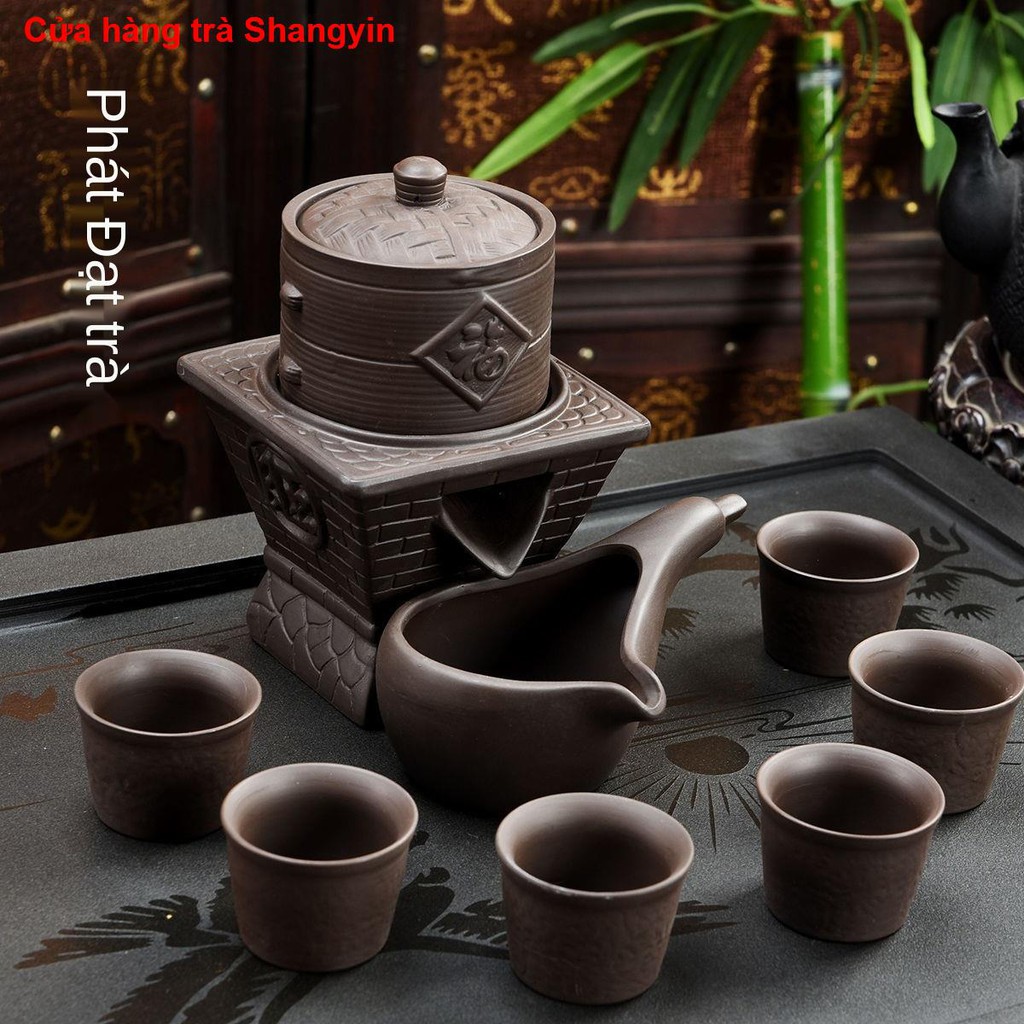 nhà cửa đời sốngĐá sa thạch tím mài bán tự động thời gian chạy bộ trà Kung Fu trọn ấm gốm sứ, tách chống bỏng, k