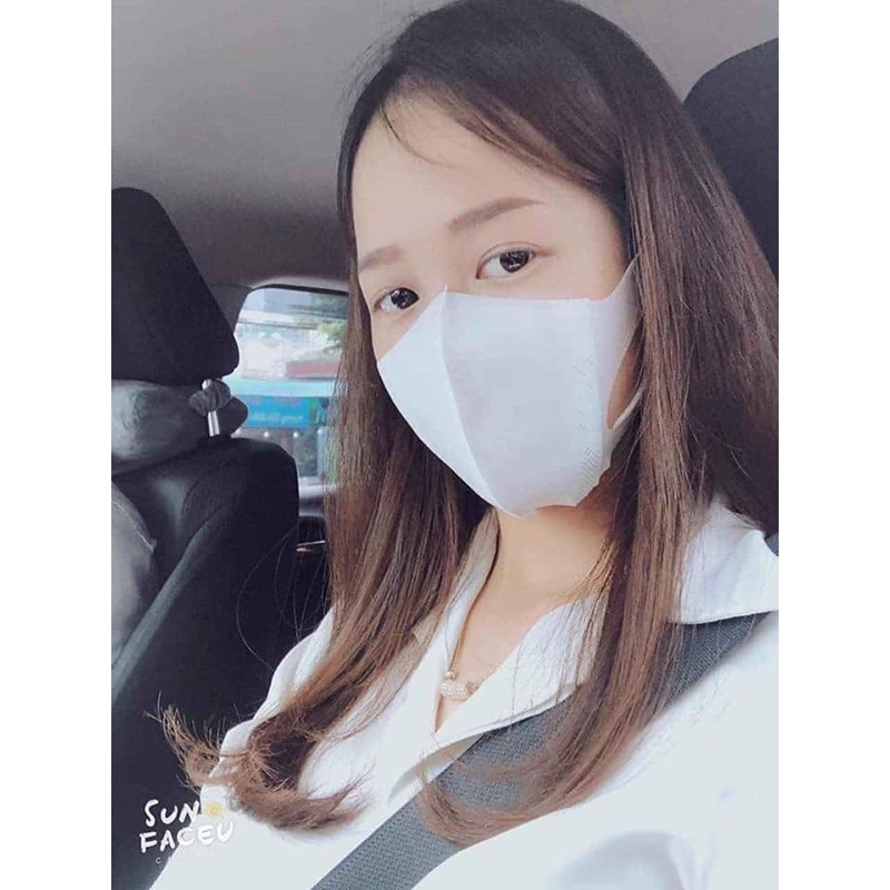Khẩu trang y tế 3d 2 lớp dặn kháng khuẩn chống bụi mịn combo 10 khẩu trang đạt chuẩn SB1125