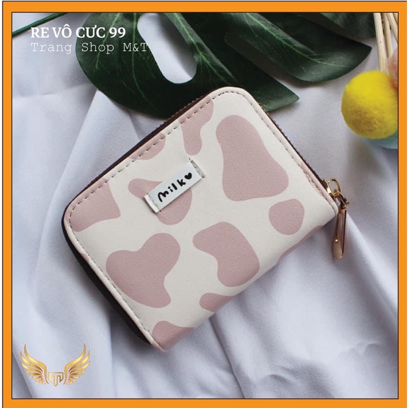 Ví mini bò sữa