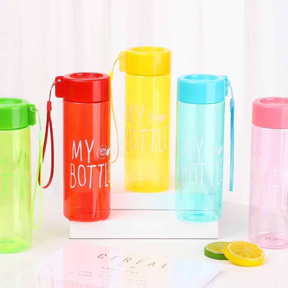 Bình Nước Thể Thao 500ML Bằng Nhựa Nhỏ Gọn Cho Nam Và Nữ