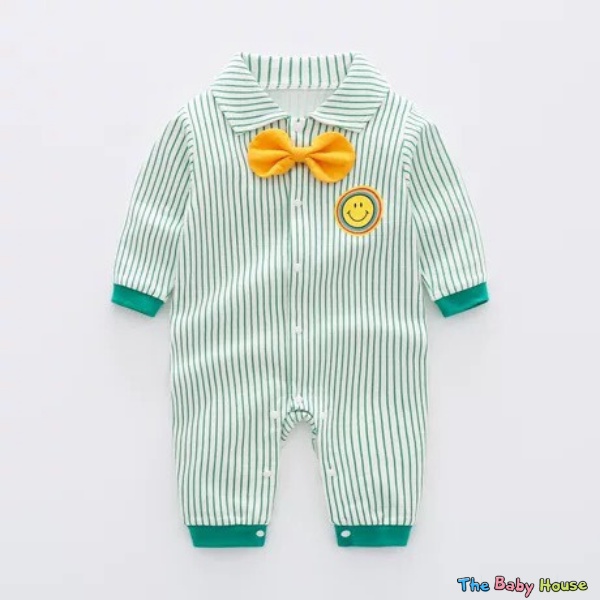 Bộ Áo Liền Quần Cho Bé  𝐅𝐑𝐄𝐄𝐒𝐇𝐈𝐏 Bodysuit Tay Dài Phong Cách Hàn Quốc Dễ Thương Cho Bé