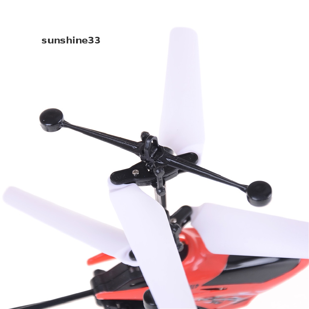 Máy bay trực thăng điều khiển từ xa cảm biến hồng ngoại có đèn LED sạc USB cho trẻ em