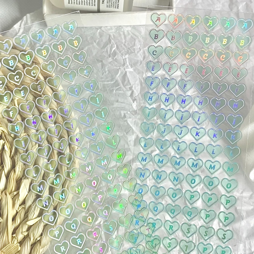 1 Miếng Dán Trang Trí Điện Thoại Hình Chữ Cái Tiếng Anh