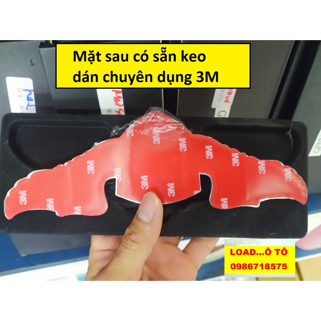 Ốp Capo Xe Toyota Cánh Chim Kèm Logo Cao Cấp