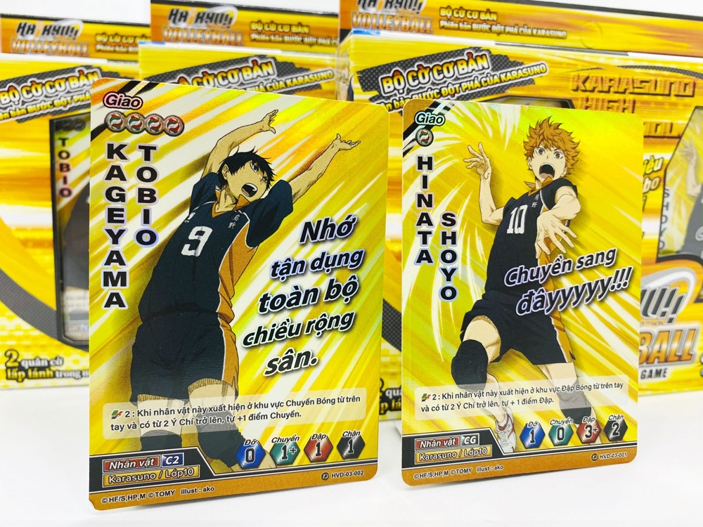 Bộ Cờ Bóng Chuyền Haikyu!! Bộ Cờ Cơ Bản - Phiên Bản Bước Đột Phá Của Karasuno HVD-03