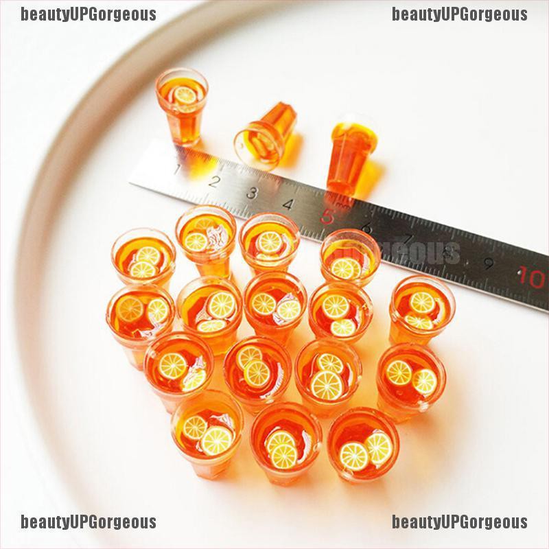 Set 5 Ly Uống Trà / Chanh Mini Tỉ Lệ 1: 12 Trang Trí Nhà Búp Bê