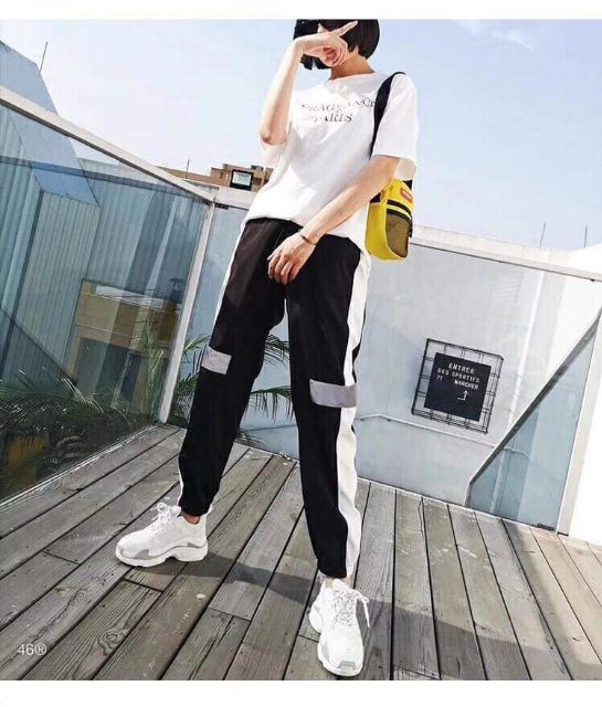 Quần 1 sọc phối phản quang AN MINH,chất kaki,from 65kg đổ về.