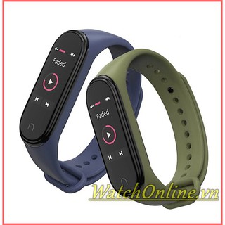 Dây silicon thay thế Xiaomi Miband 3 miband 4 chính hãng Mijobs