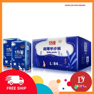 Bỉm Youli dán/  quần nội địa trung cao cấp M88/L84/XL80/2XL72/3XL68