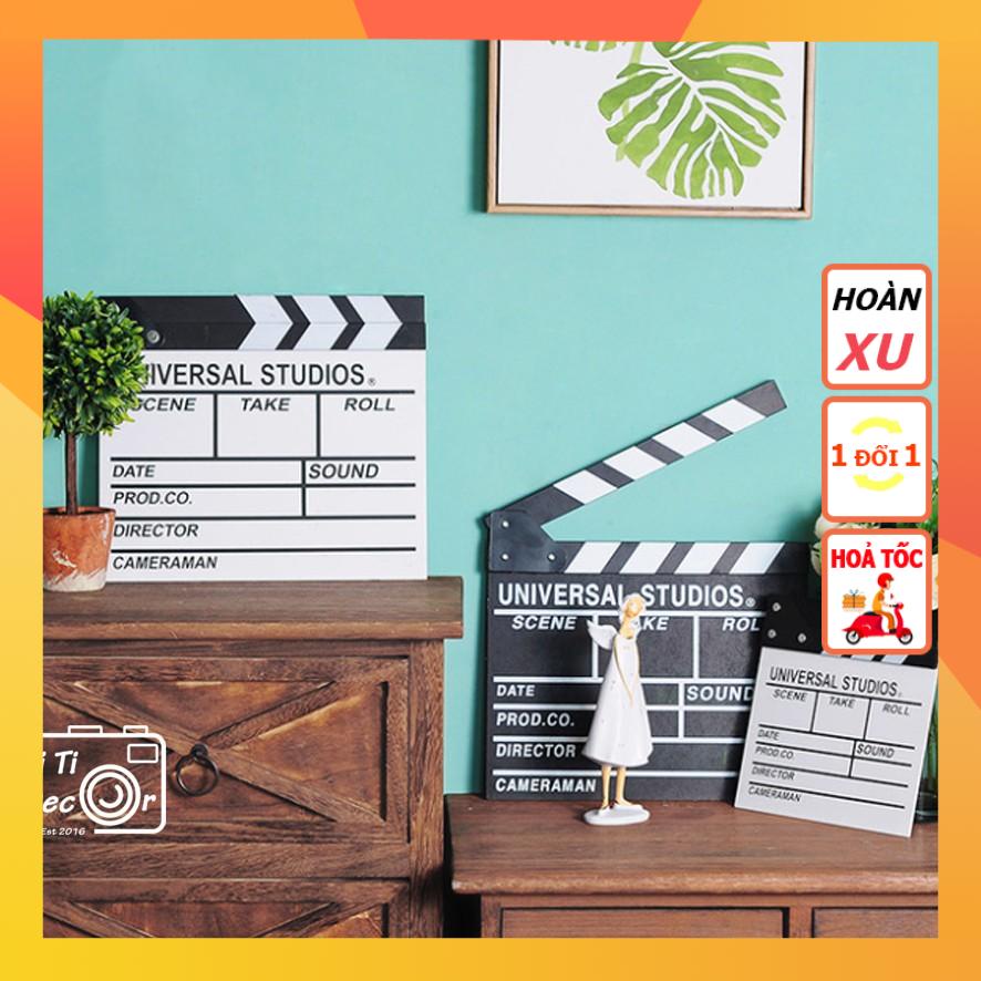 Bảng phim clapper board đạo diễn trang trí chụp ảnh, decor nhà cửa, cửa hàng