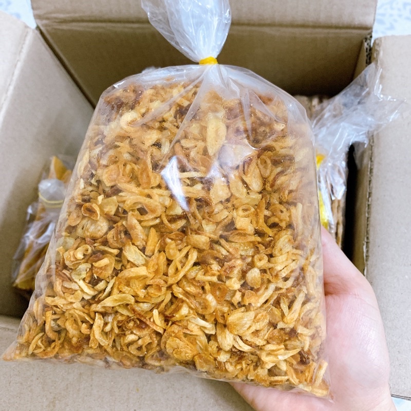 100G Hành Phi Nhà Làm Loại Ngon Nhất Siêu Thơm Giòn Không Trộn Bột Dùng Chung Bánh Tráng