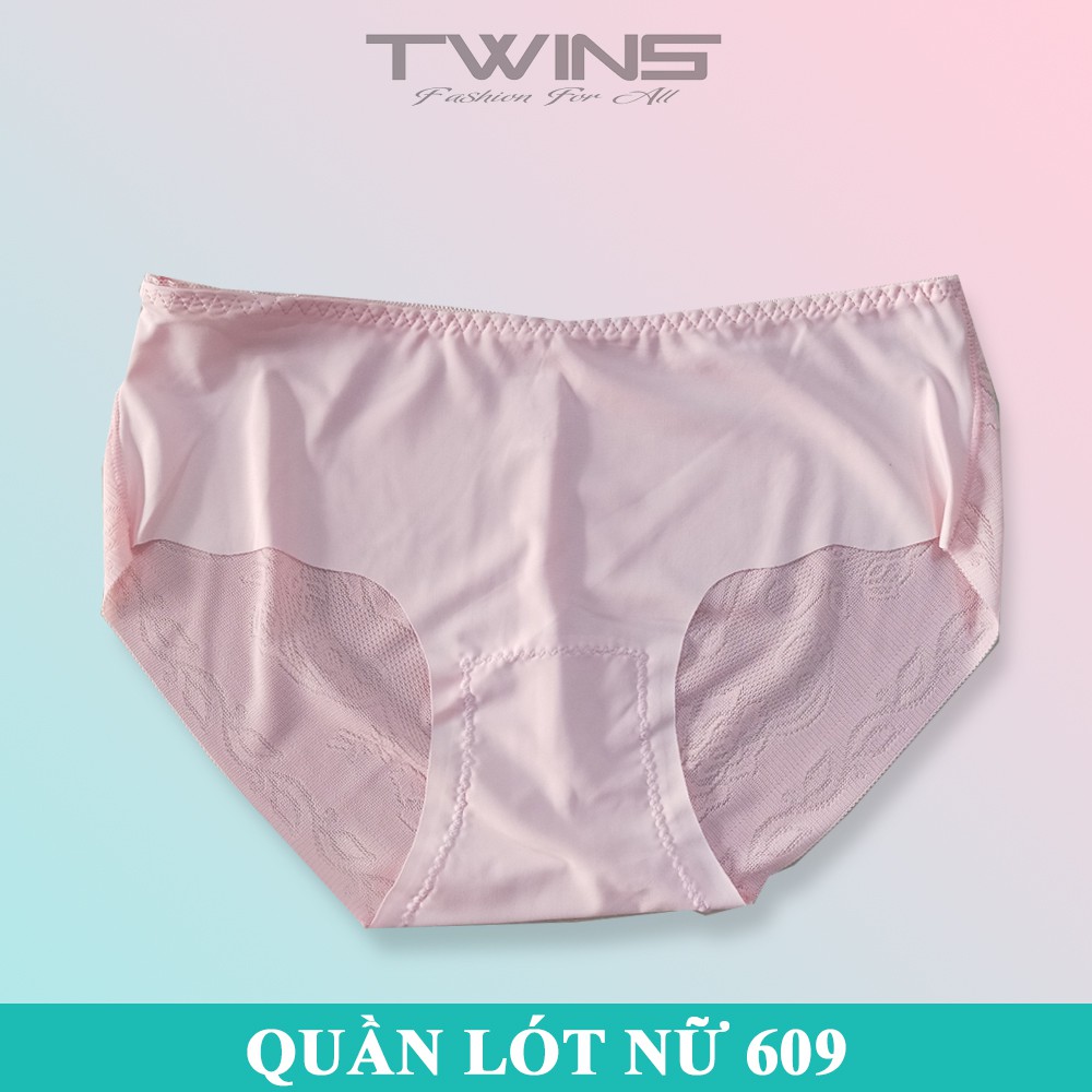 Quần lót nữ thun lạnh trơn cao cấp Thịnh Phát 609 lưng nhỏ chất mềm mịn thoáng mát không lộ đường may size dưới 60kg