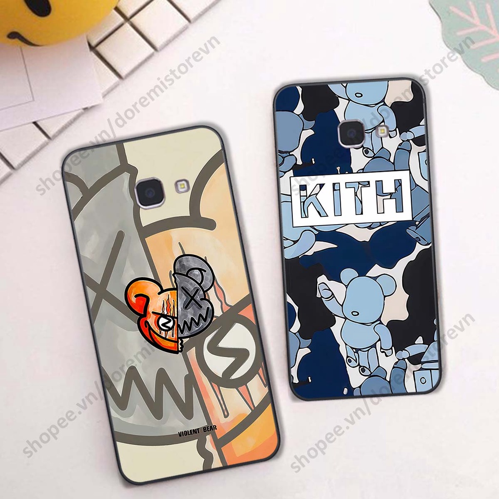 Ốp lưng Samsung J7 Prime hình kaws, kith, bear brick nổi 3D phong cách độc đáo