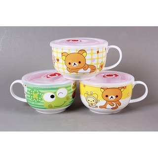 Ca mỳ sứ có quai nắp hút chân không - br00431