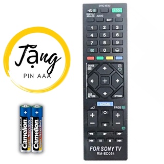 Điều khiển tivi sony RMED054 cho nhiều dòng tivi sony smart kèm pin AAA