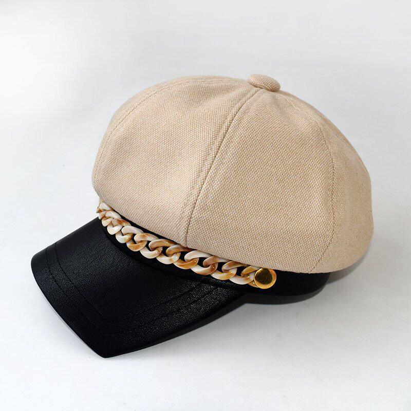 Mũ Nồi Thủy Thủ Nữ Beret Baker Thu Đông Thoáng Mát Phong Cách Hàn Quốc