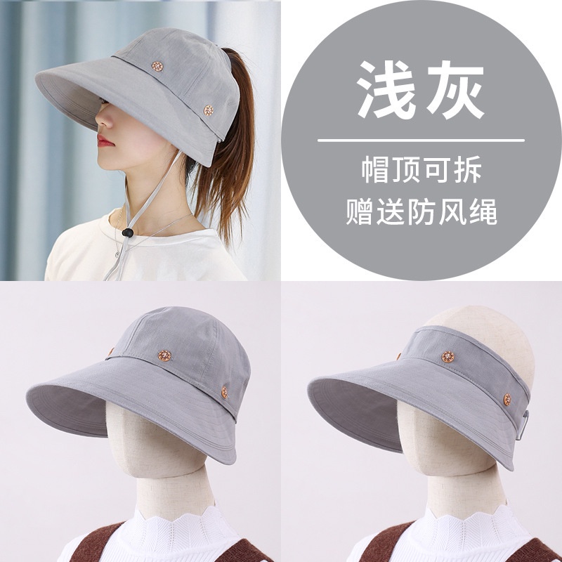 Mũ Lưỡi Trai Hở Chóp Màu Sắc Đơn Giản Thời Trang